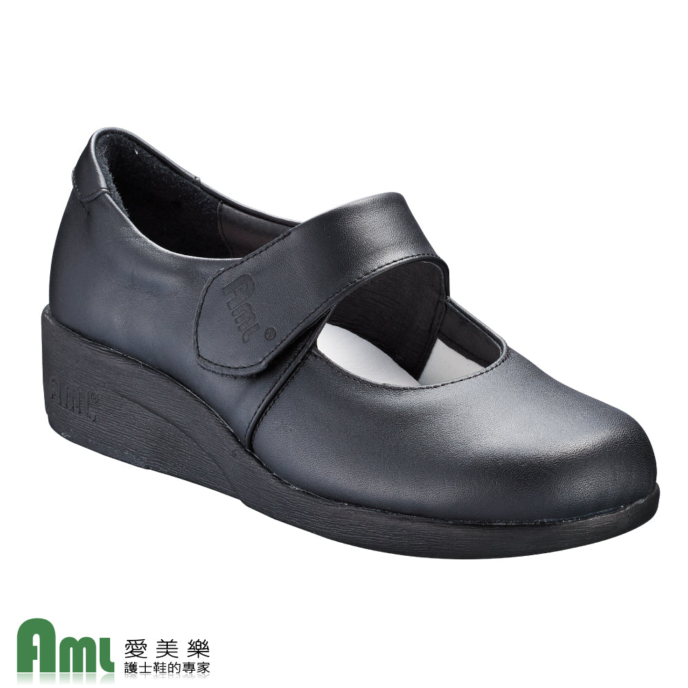 愛美樂 Aimeile 健康氣墊久站鞋 輕盈設計 11001 (黑色) 事務鞋 工作鞋 通勤鞋 皮鞋 女鞋