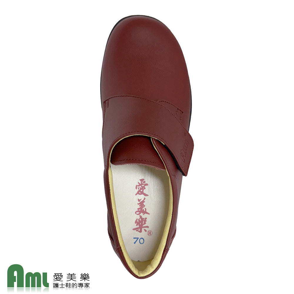 愛美樂 Aimeile MIT真皮手工鞋 船型輕量 1315 (酒紅) 舒適鞋 休閒鞋 皮鞋 女鞋