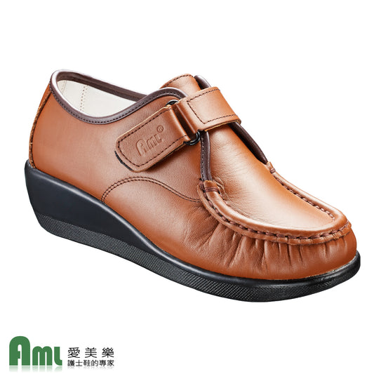 愛美樂 Aimeile MIT真皮手工鞋 經典設計 806 (咖啡) 舒適鞋 休閒鞋 皮鞋 女鞋