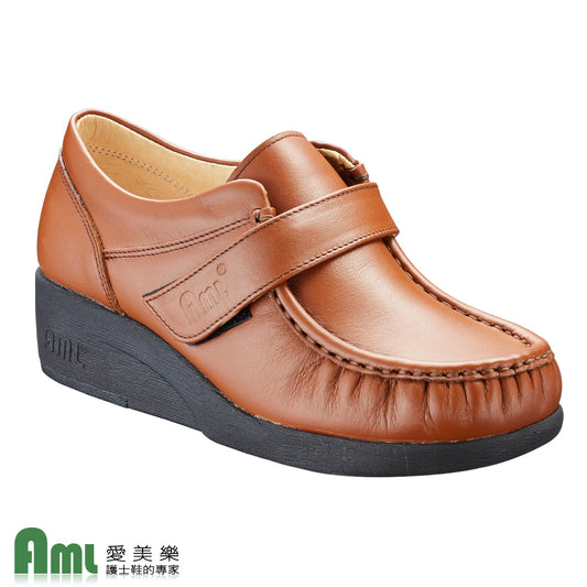 愛美樂 Aimeile MIT真皮手工鞋 輕盈設計 9510 (咖啡) 舒適鞋 休閒鞋 皮鞋 女鞋